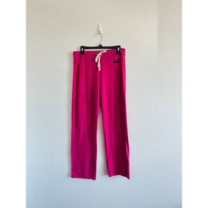 Hollister Pink Straight-Leg Sweatpants M Y2K McBling Effortless Downtown Girl